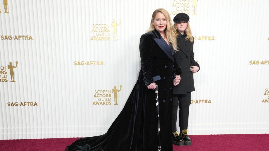 Christina Applegate and her daughter at the 2023 SAG Awards