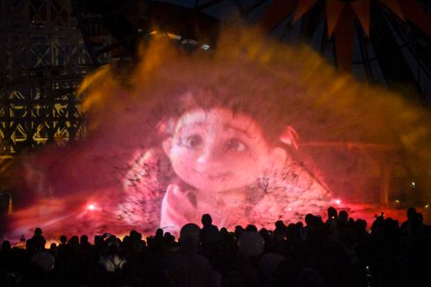 Scene from World of Color - ONE, the new nighttime water show at Disney California Adventure in Anaheim, CA, on Tuesday, January 31, 2023. (Photo by Jeff Gritchen, Orange County Register/SCNG)