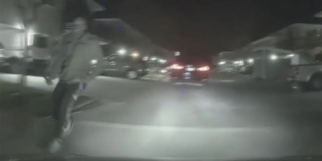 Dashcam footage shows a man with a machete in hand approach the vehicle of a food delivery driver in San Jose, California.