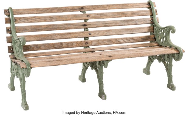 Main Street USA Bench (Heritage Auctions, HA.com)