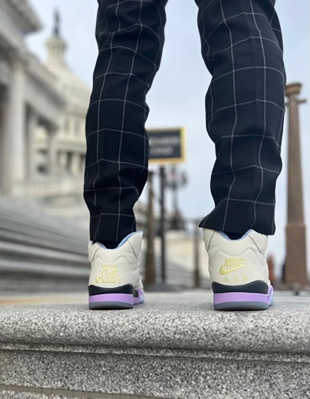 Congressman Jared Moskowitz wearing sneakers. (Congressman Jared Moskowitz/TNS)