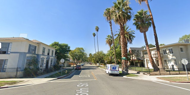 California intersection where the sword attack happened