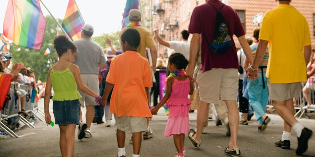 Children in Gay Pride parade