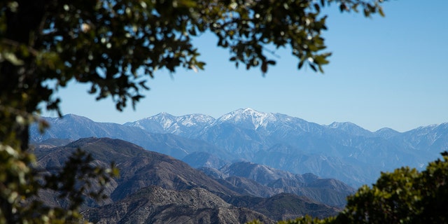 Snow visible on Mt. Baldy