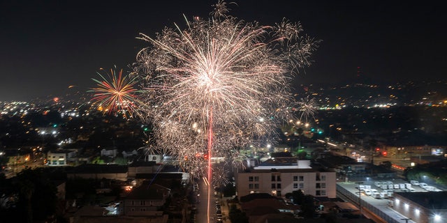 Lose Angeles Fourth of July fireworks