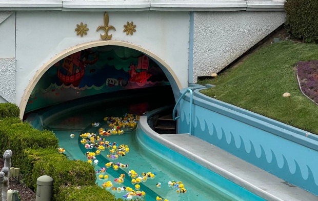 Disneyland Duck Race at It's a Small World. (Provided to SCNG)