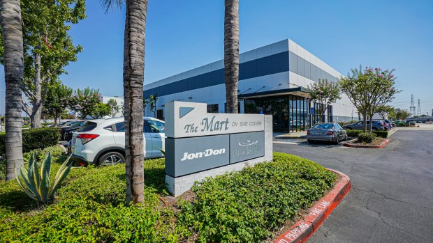 Dallas-based Dalfen Industrial bought The Mart, a two-building, 182,800-square-foot industrial park in Anaheim. Terms of the deal were not disclosed. (Photo courtes of Dalfen Industrial)