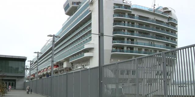 Cruise ship in San Francisco Pier 27