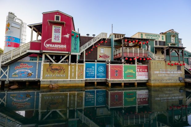 The new San Fransokyo Square food court at Disney California Adventure. (Disney)