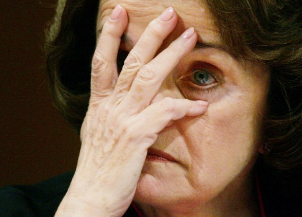 U.S. Senator Dianne Feinstein listens to testimony during the confirmation hearing of U.S. Supreme Court nominee, Judge Samuel Alito on the third day of hearings on Capitol Hill in Washington D.C. on January 11, 2006. (Joe Raedle/Getty Images)