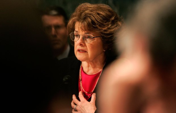 U.S. Senator Dianne Feinstein (D-CA) speaks during a Judiciary Committee meeting on Capitol Hill in Washington D.C. on January 24, 2006. (Mark Wilson/Getty Images)