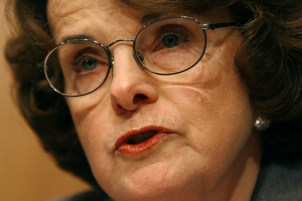 U.S. Senator Dianne Feinstein (D-CA) participates in a hearing of the Senate Democratic Policy Committee on pre-war intelligence relating to the 2003 invasion of Iraq in Washington D.C. on June 26, 2006. (Chip Somodevilla/Getty Images)