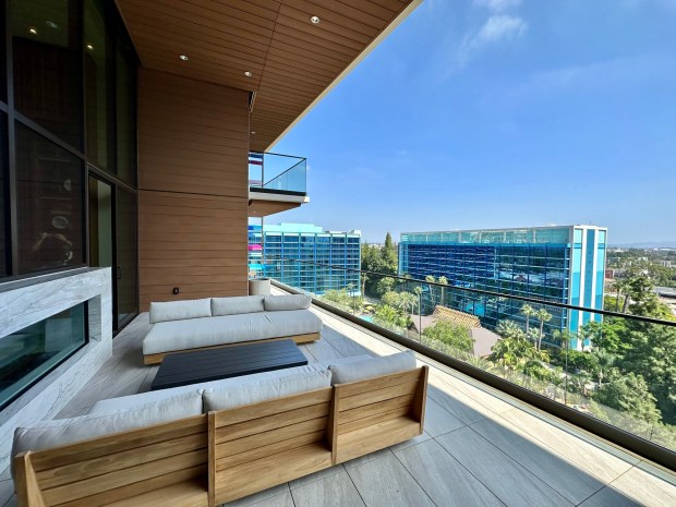 The three-bedroom Grand Villa suite in the new Disney Vacation Club tower at the Disneyland Hotel. (Brady MacDonald/Orange County Register/SCNG)