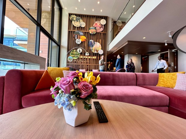 The three-bedroom Grand Villa suite in the new Disney Vacation Club tower at the Disneyland Hotel. (Brady MacDonald/Orange County Register/SCNG)