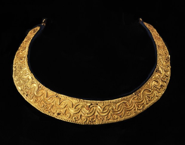 This Royal Necklace or Stool Ornament is among the items returned to Ghana by the Fowler Museum at UCLA. (Courtesy photo)