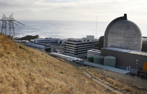 This Nov. 3, 2008, file photo shows one of Pacific Gas and Electric's Diablo Canyon Power Plant's nuclear reactors in Avila Beach, Calif.