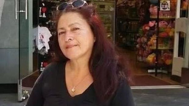 Mirna Soza Arauz, 66, seen above in a photo on the GoFundMe website, was heading home after boarding the Metro B (Red) Line in North Hollywood early Monday, April 22, 2024, when she was stabbed to death. A suspect identifed as Elliott Tramel Nowden, 45, was arrested about a half-hour after the attack. (Photo via GoFundMe)