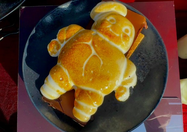 The Mini Stay-Puft S'more available during Halloween Horror Nights at Universal Studios Hollywood. (Photo by Brady MacDonald/Orange County Register/SCNG)